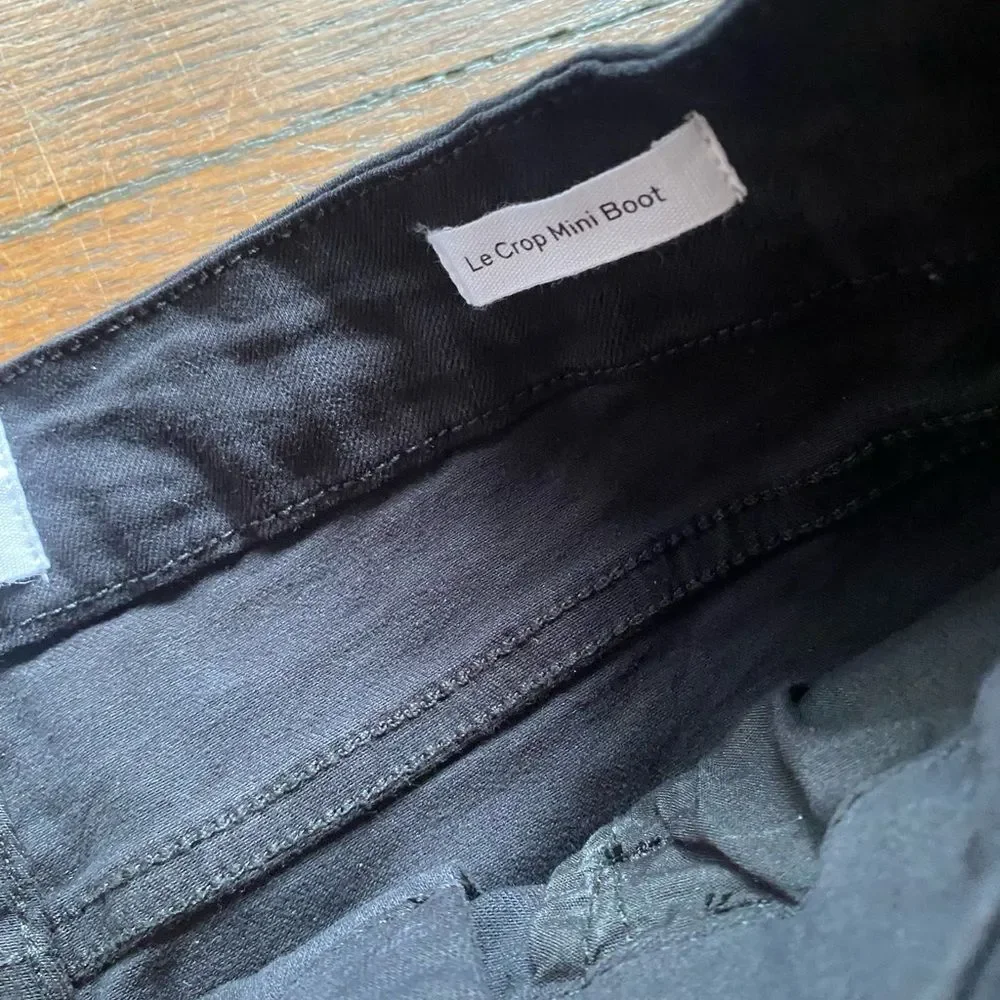Frame Denim LE CROP MINI BOOT cut jeans size 28 NWT